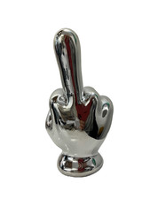 Scultura mano di Topolino F**K