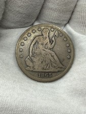1865-S Mezzo dollaro Liberty