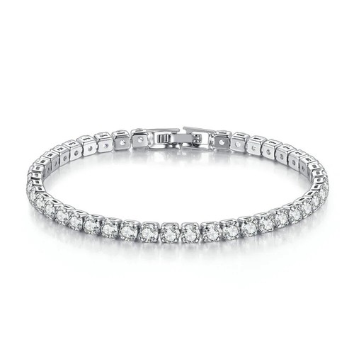 Bracciale tennis argento - bracciale,