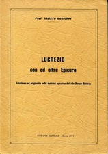 Lucrezio con ed oltre Epicuro