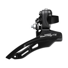 Deragliatore TZ500 3x6/7V Shimano Montaggio a Fascetta Ø31,8mm Nero OEM