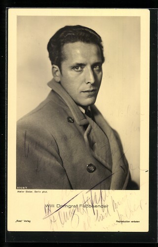 Cantante lirico willi domgraf - cantante,
