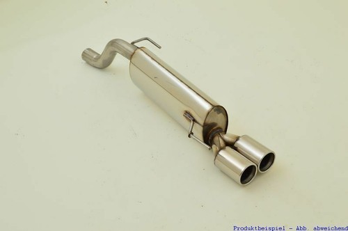 Scarico sportivo fms - sportivo, acciaio