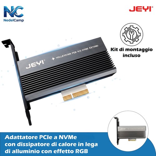 Scheda adattatore pcie - scheda, nvme