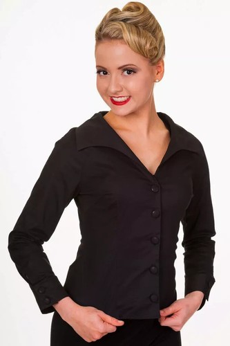 Camicia nera aderente taglia - aderente,