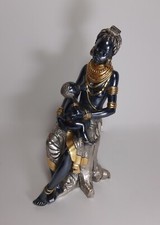 Scultura Donna Africana Mamma