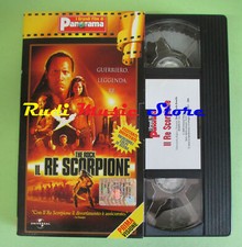 *film VHS cartonata IL RE SCORPIONE The rock Chuck Russell PANORAMA (F17)*no dvd