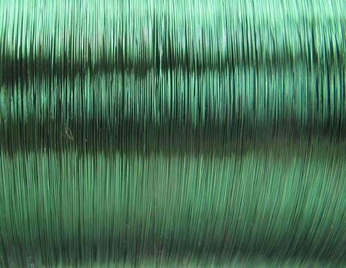 Filo rame smaltato verde - di,