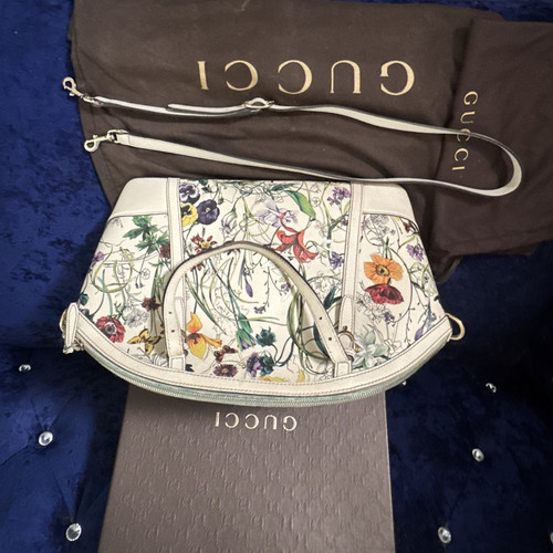 Borsa gucci bianca multicolore - bianca,