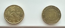 ⭐️ 2 Monete 20 Cent Circolate-?? Italia  2022+?? Malta 2008⭐️