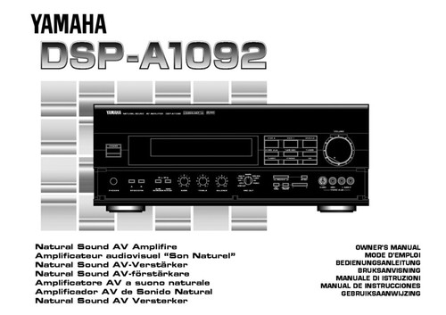 Yamaha dsp a2070 amplificatore - yamaha,