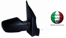 SPECCHIO SPECCHIETTO RETROVISORE DX EL TERM NERO PER FORD FUSION 02>05 2002>2005