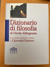 Dizionario di filosofia di Nicola Abbagnano - UTET Libreria - 2001