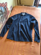 Sorbino Camicia Lino Tg. L Blu Scuro