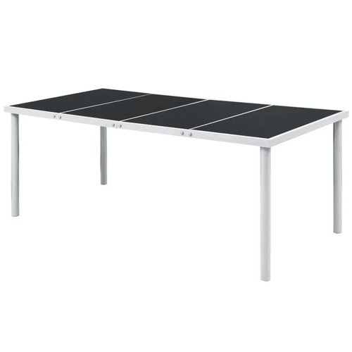 Tavolo pranzo nero grigio - da,