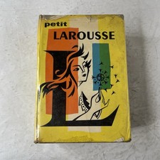 Dizionario Enciclopedico PETIT LAROUSSE - ed Larousse copertina rigida 1963 illu