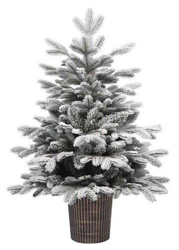Albero natale innevato 90 - albero,