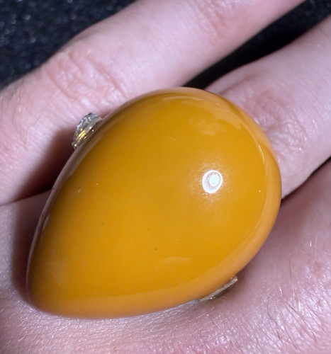 Anello vintage arancione - vintage,