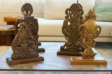 Vecchio fregio in legno 