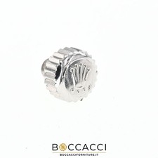 ROLEX Corona Acciaio 24-703-0 Originale Con Tubo 24 - 7030 E O-Ring per Vint...