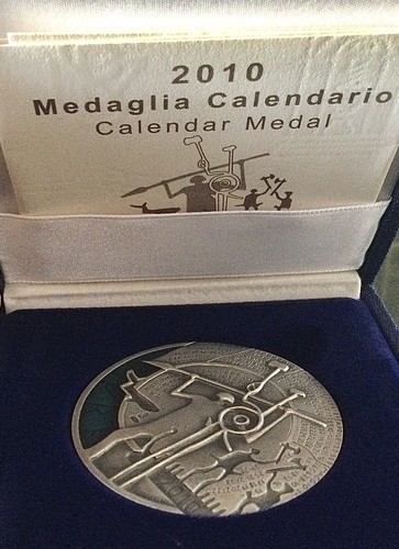 Medaglia calendario 2010 ipzs - medaglia,