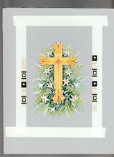 EASTERTIDE Golden Cross w/