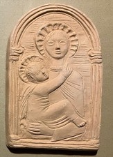 Targa devozionale terracotta