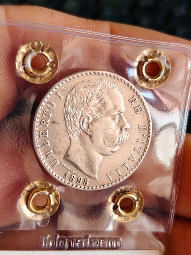 Lire 1898 rara bb - 2,