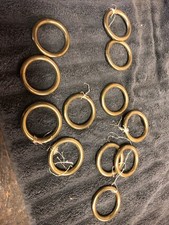 10 PZ ANELLI VINTAGE IN OTTONE