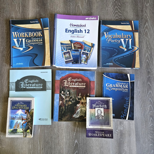 Abeka homeschool english set - english,