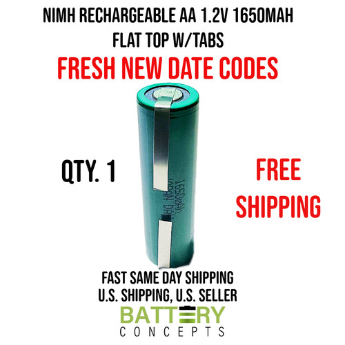 Batteria nimh 1650 - batteria, 1,2