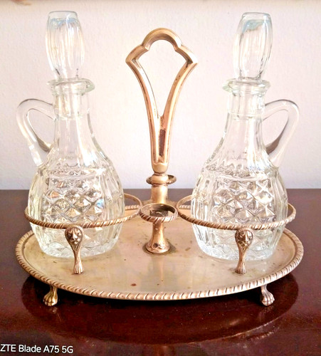 Set olio aceto argento 800 - olio,