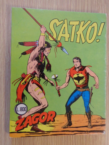 Zagor scritta rossa 45 - zagor,