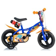 Bicicletta da Bambino Dragon Ball Ruota 12 Pollici 3 4 5 anni con Rotelle
