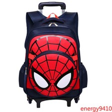 Zaino trolley per bambini ragazzi valigia con ruote bagagli regali Spiderman cartone animato