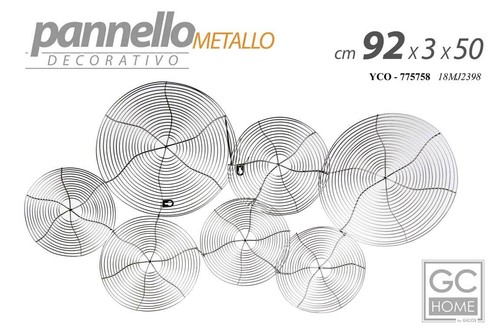 Quadro metallo parete pannello - metallo,