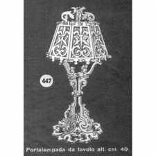 DISEGNO PER LA COSTRUZ. DI UN PORTALAMPADA CON IL TRAFORO DELLA AMATI 447