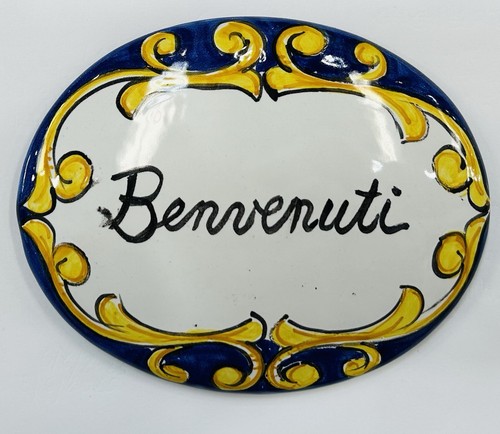 Ceramica vietri targa - vietri,