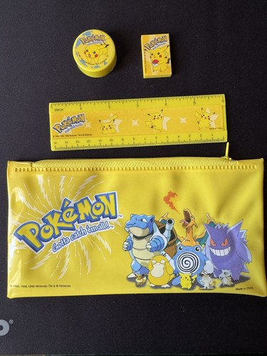 Set astuccio vintage - astuccio, pokémon