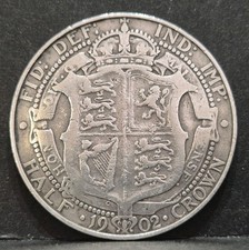 Moneta argento mezza corona