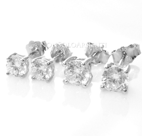 Orecchini punto luce argento - punto,