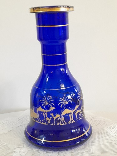 Vaso base vintage - base, bohémien