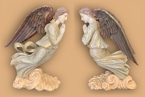 Engel vintage shabby meander - vintage,