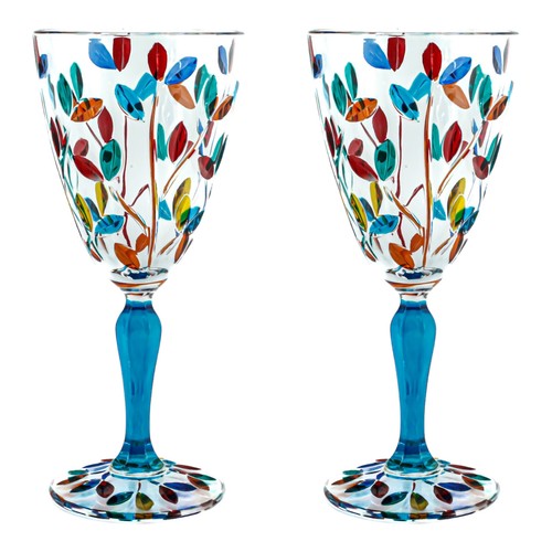 Coppia vetro murano - di,