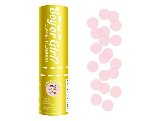 Spara coriandoli rosa maschio - spara,