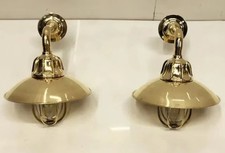 Set of 2 Nautical Brass Wall