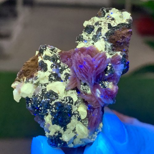 37g cerussite naturale - cerussite, naturale+barite