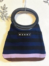 Borsa da barca Marni blu rosa