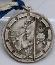 Rara Medaglia 44º Reggimento Fanteria ARDITI Monte Santo 1917 Argento 8g Ø 27 mm