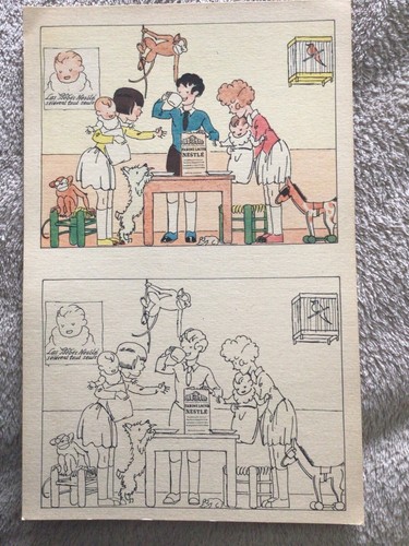 Coloriage 1930 publicite album - publicite,